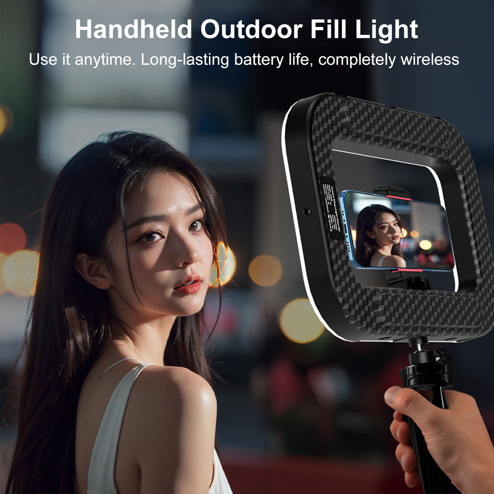 Photography And Videography Lighting - Şarj Edilebilir Cep Telefonu Işığı, Video