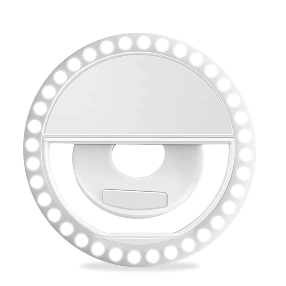 Photography Lighting Set Up - USB Şarjlı LED Selfie Halka Işığı