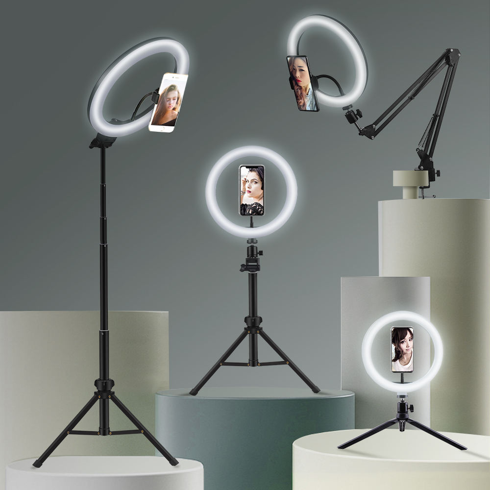 Photography Lighting Set Up - Youtube çekim Vlog Selfie dairesel fotoğraf