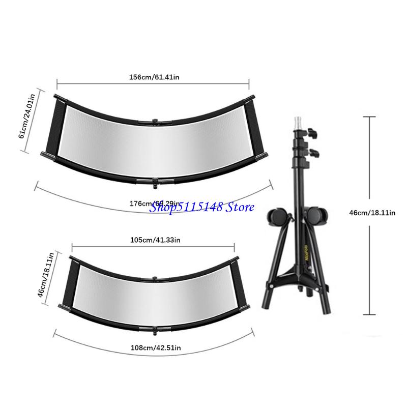 Photography Lighting Reflectors - F3MA Kompakt Kavisli Fotoğraf Reflektörü Metal