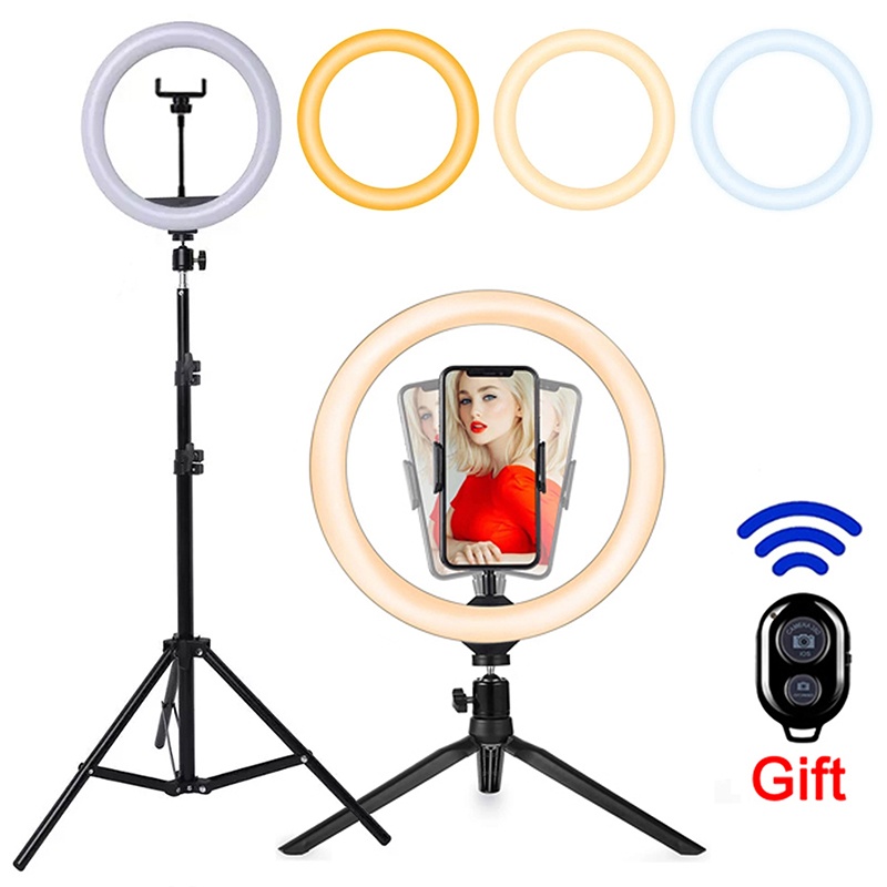 Photography Lighting Set Up - 16/26/33cm LED Selfie Halka Aydınlatma Işığı