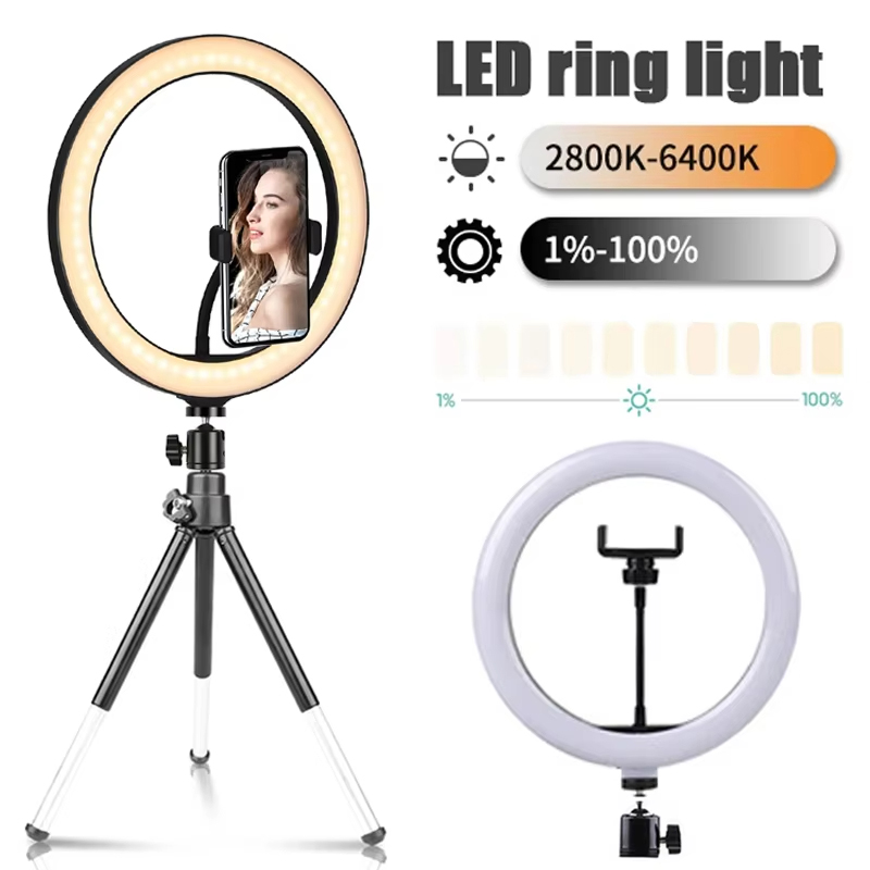 Photography Lighting Set Up - 10 inç Selfie Halka Işık Fotoğrafçılık