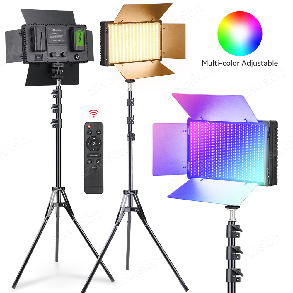 Photography Umbrella Lighting Kit - RGB fotoğraf Video LED dolgu ışığı