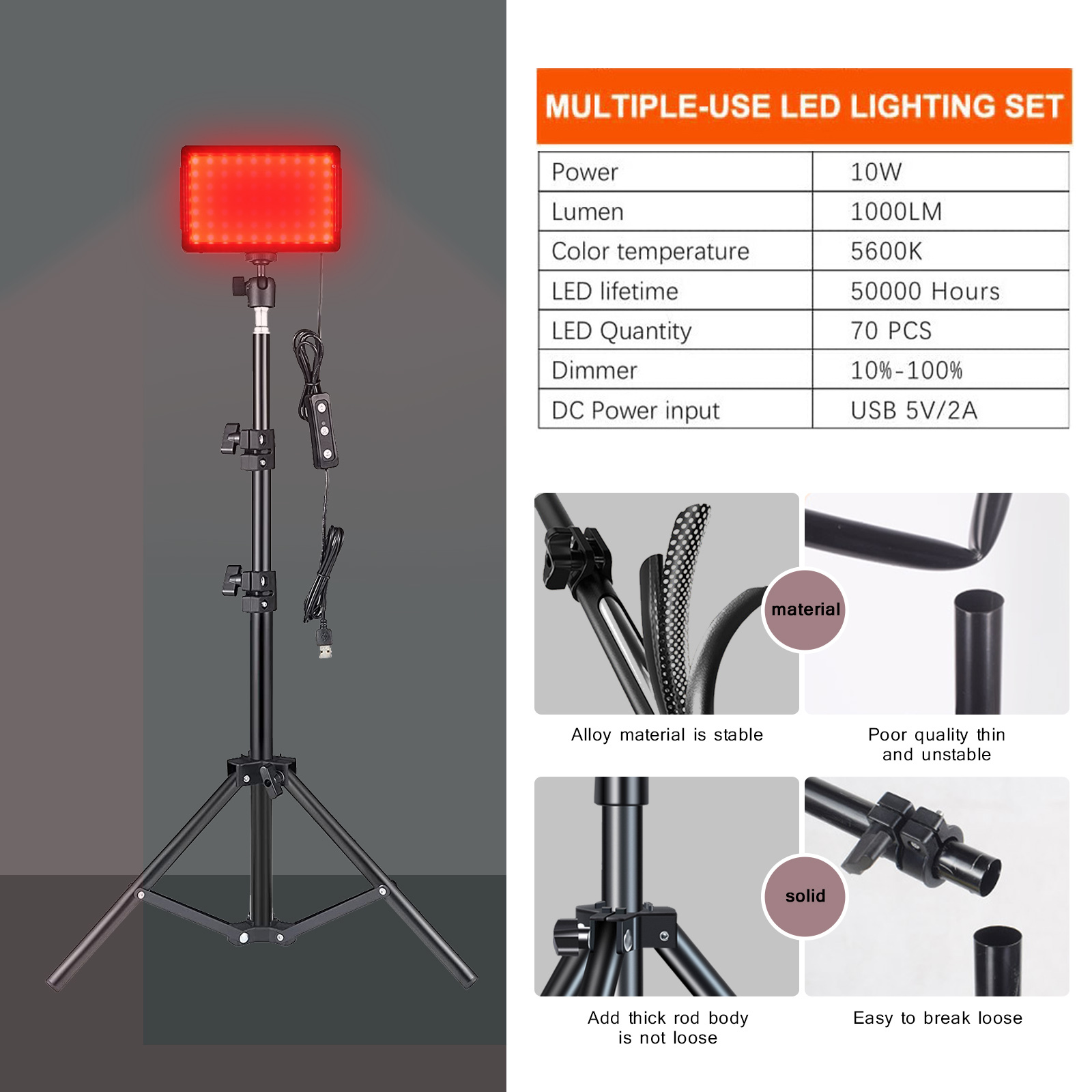 LED Fotoğraf Video Işığı Panel - Photography Umbrella Lighting Kit incelemesi ve fiyatı