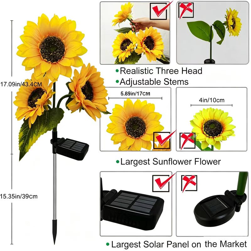 2'li Paket Güneş Enerjili Ayçi - Flower Photography Led Lighting Pack incelemesi ve fiyatı