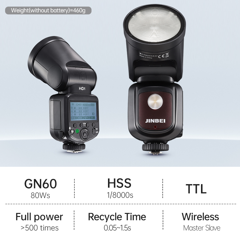 JINBEI HD-1 Yuvarlak Başlıklı  - Photography With Lighting incelemesi ve fiyatı