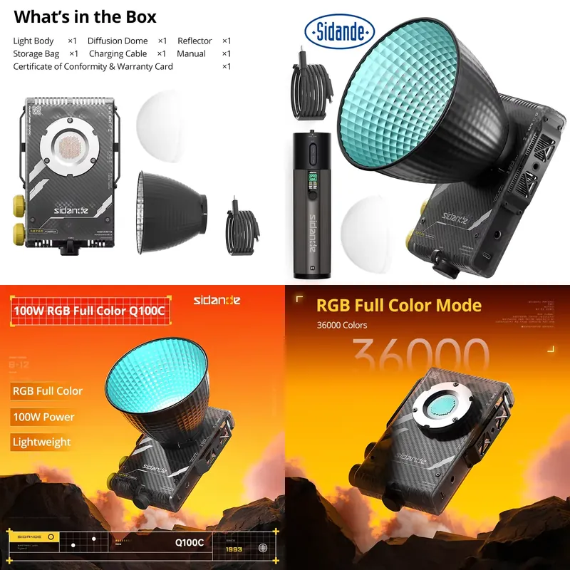 Sidande Q100C Q100Lite Optik 1 - Photography With Lighting incelemesi ve fiyatı