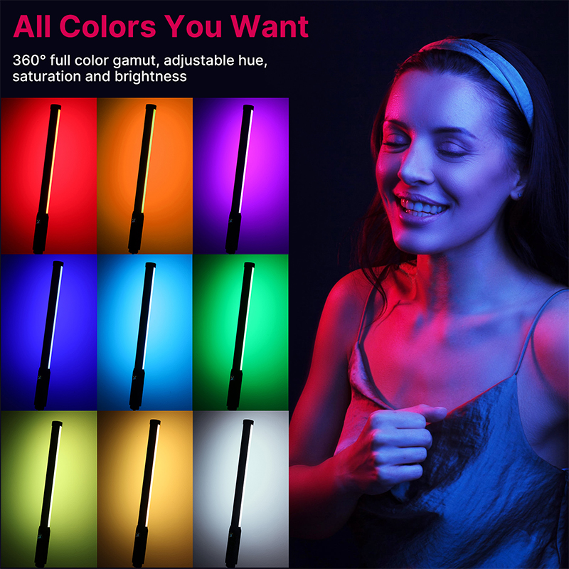 Ulanzi VL119 El RGB Renkli Çub - Photography Lighting Wand incelemesi ve fiyatı