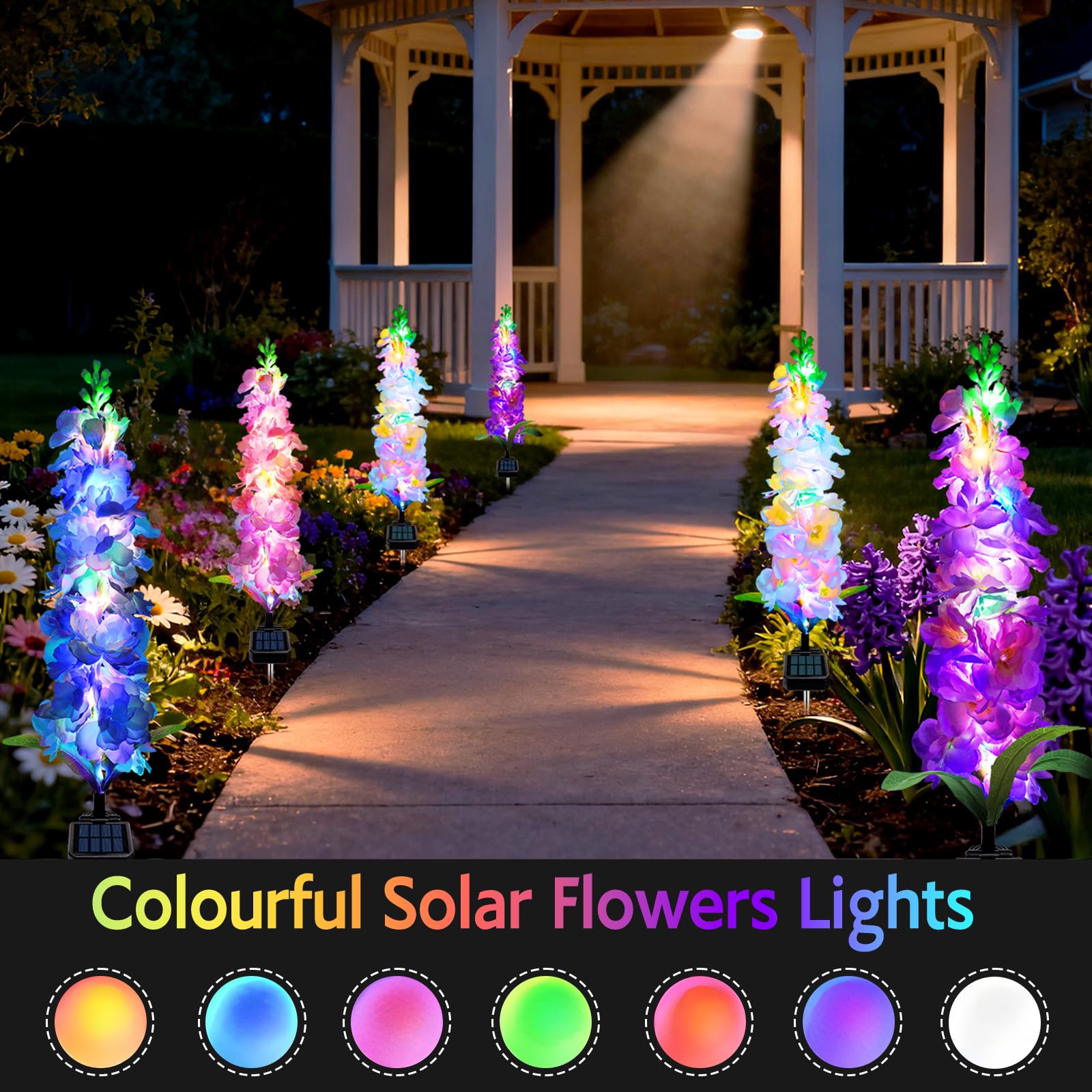 Güneş Enerjili Bahçe Lambaları - Flower Photography Led Lighting Pack incelemesi ve fiyatı