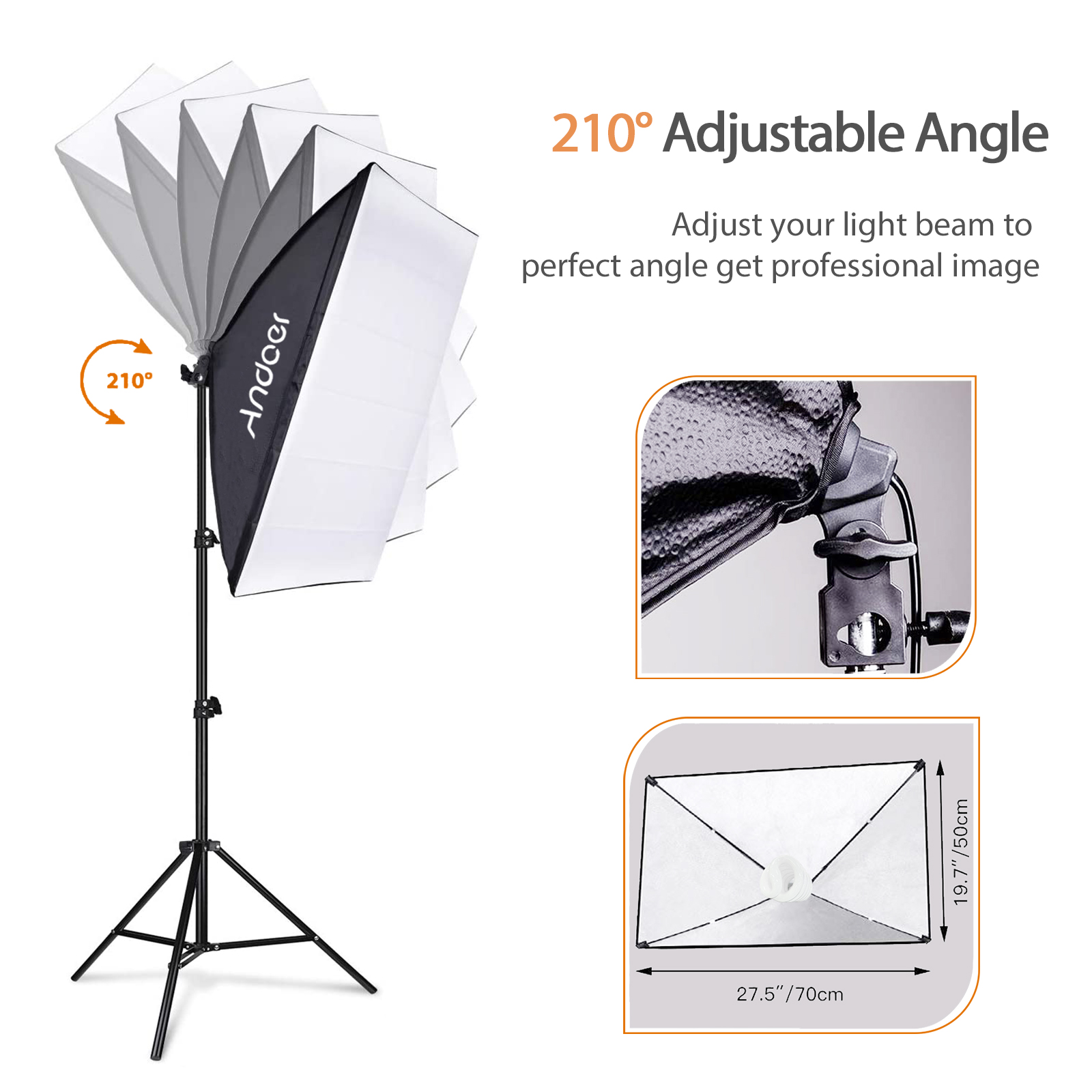 Andoer stüdyo fotoğrafçılığı i - Photography Umbrella Lighting Kit incelemesi ve fiyatı