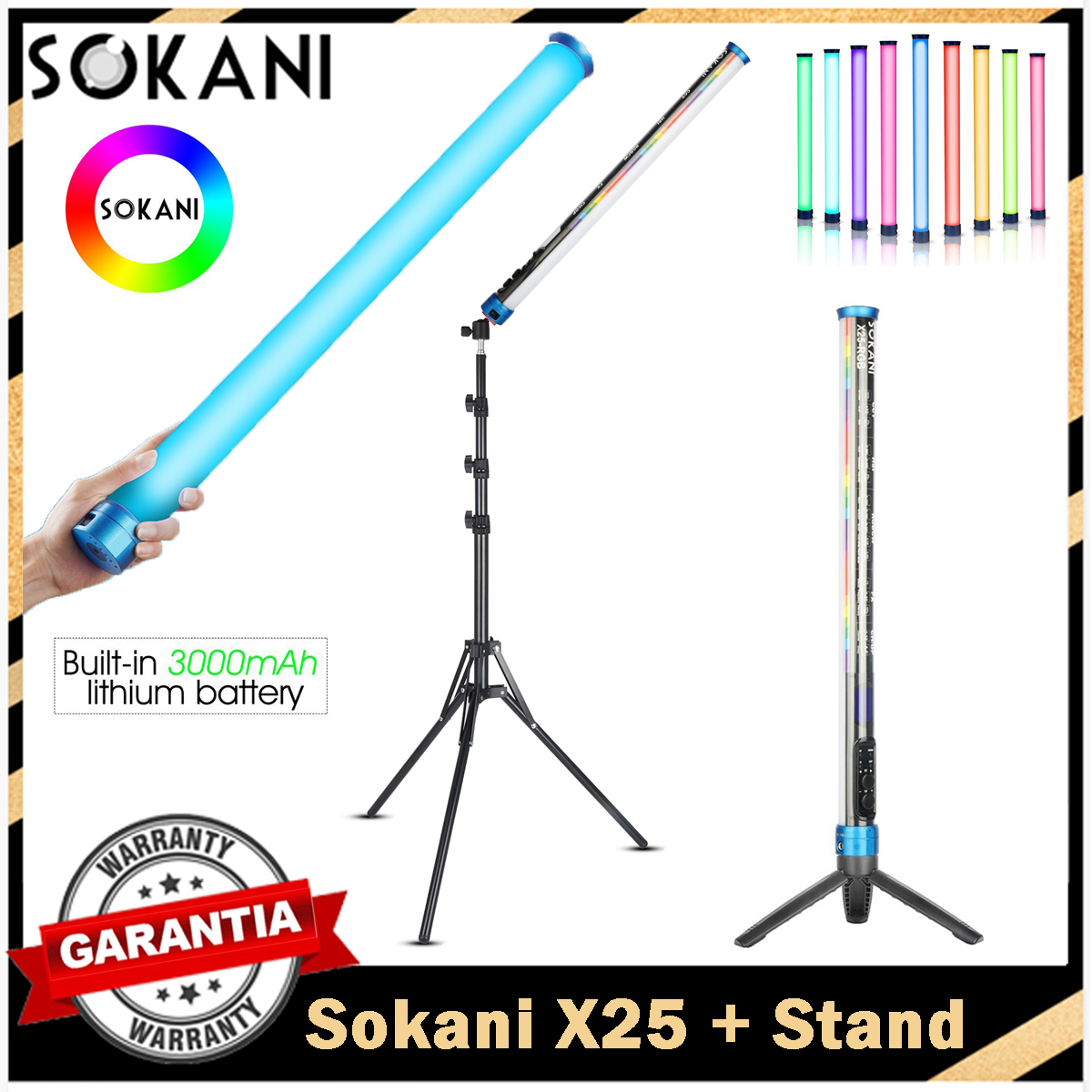 Sokani X25 RGB LED Video Işığı - Photography Lighting Wand incelemesi ve fiyatı