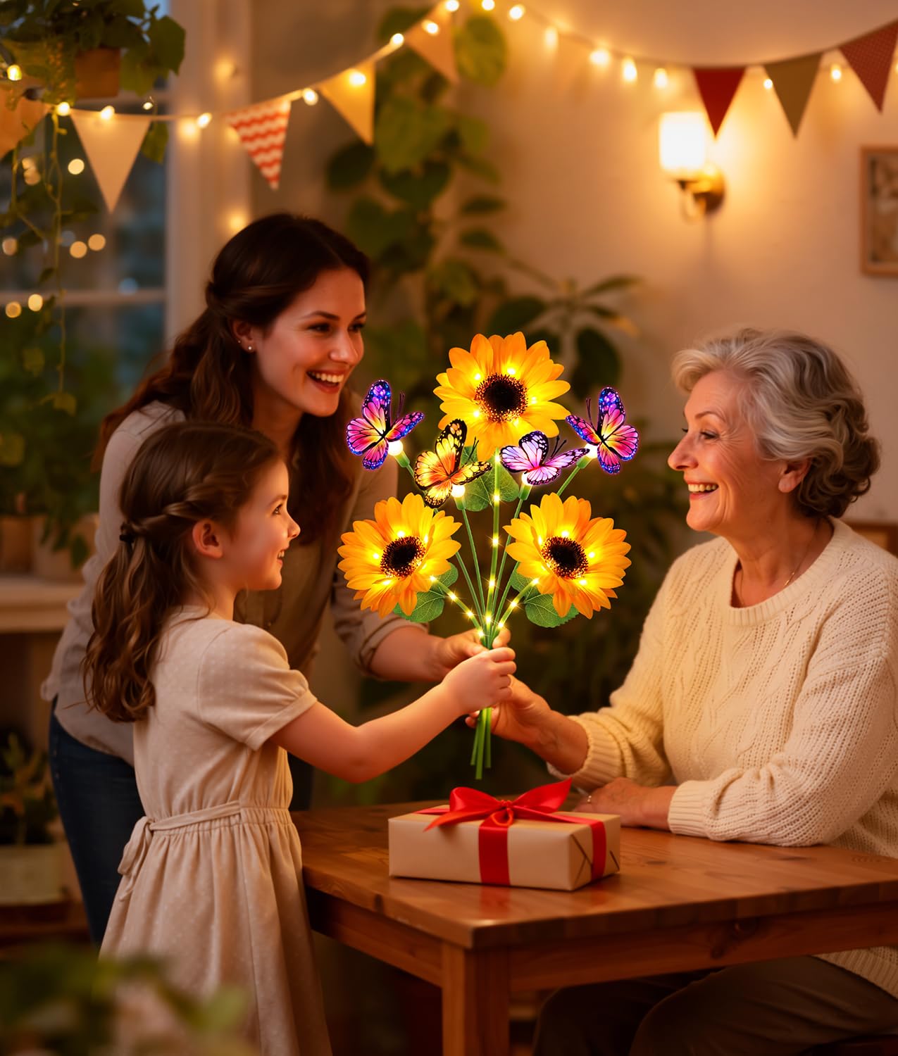 Güneş Enerjili Bahçe Lambaları - Flower Photography Led Lighting Pack incelemesi ve fiyatı