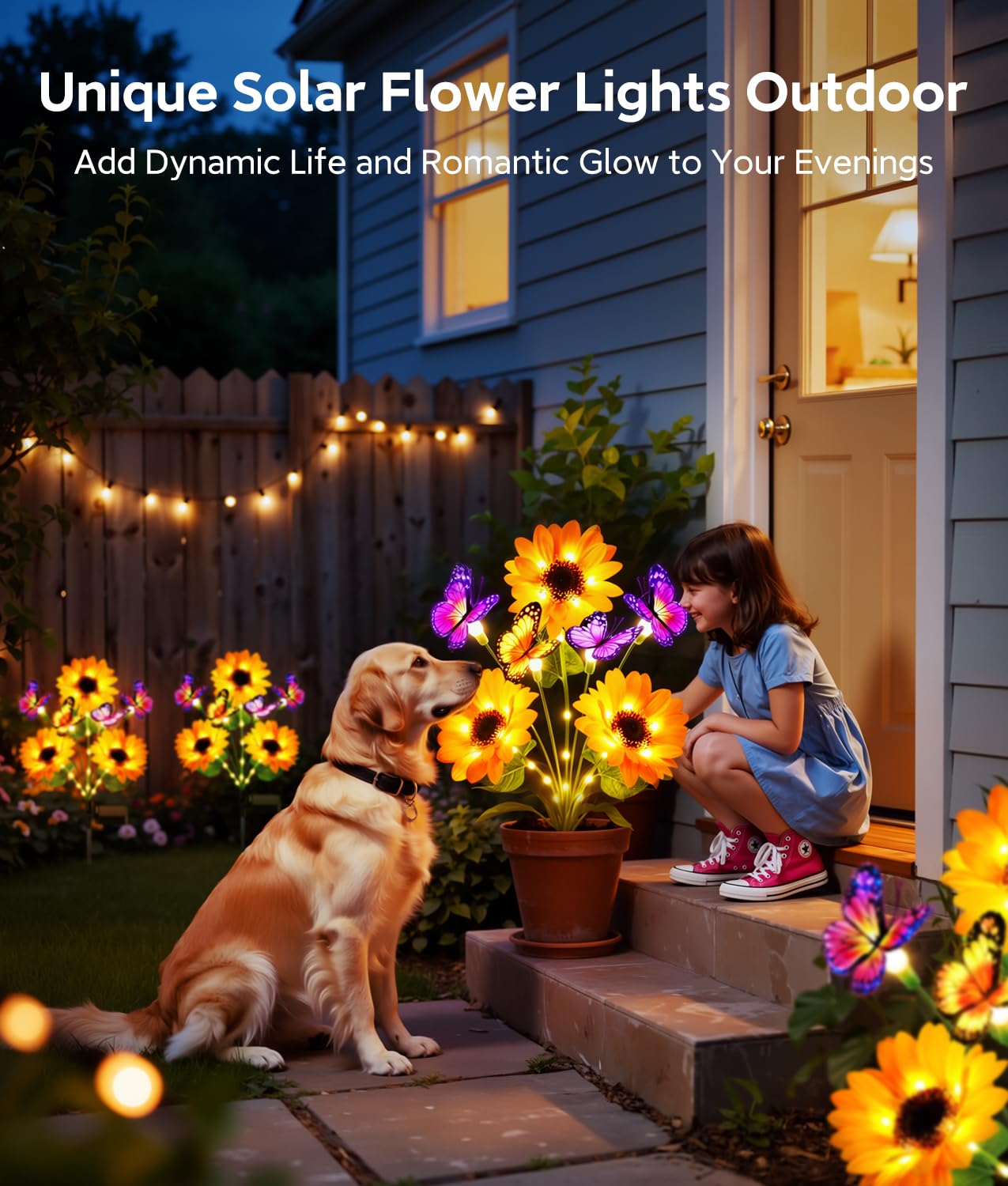 Güneş Enerjili Bahçe Lambaları - Flower Photography Led Lighting Pack incelemesi ve fiyatı