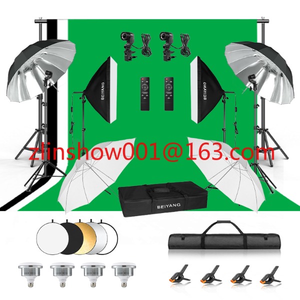 Fotoğraf Stüdyosu Ekipmanları  - Photography Umbrella Lighting Kit incelemesi ve fiyatı