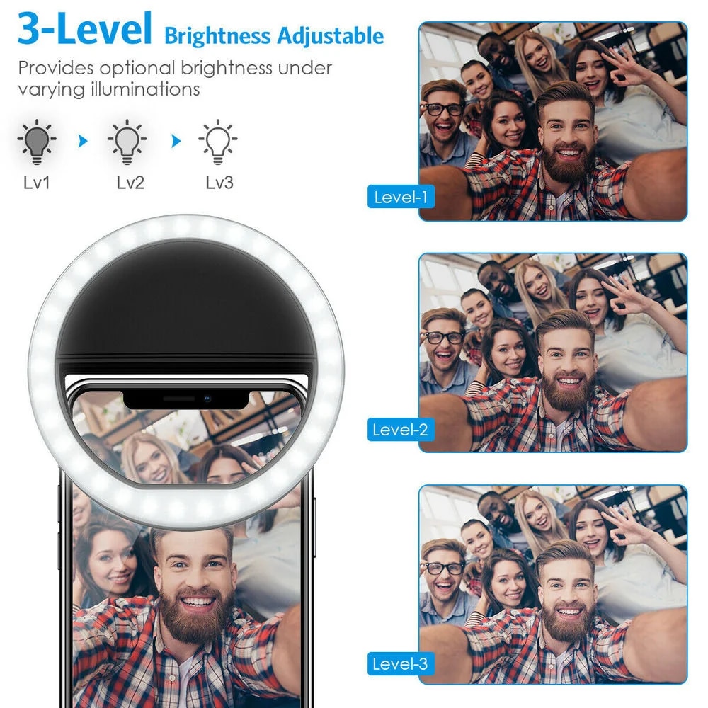 USB Şarjlı Led Selfie Halka Iş - Photography Lighting Set Up incelemesi ve fiyatı
