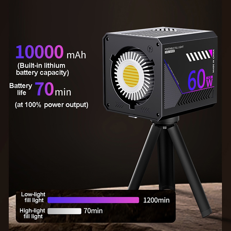 60W RGB Video Işığı Taşınabili - Photography And Videography Lighting incelemesi ve fiyatı