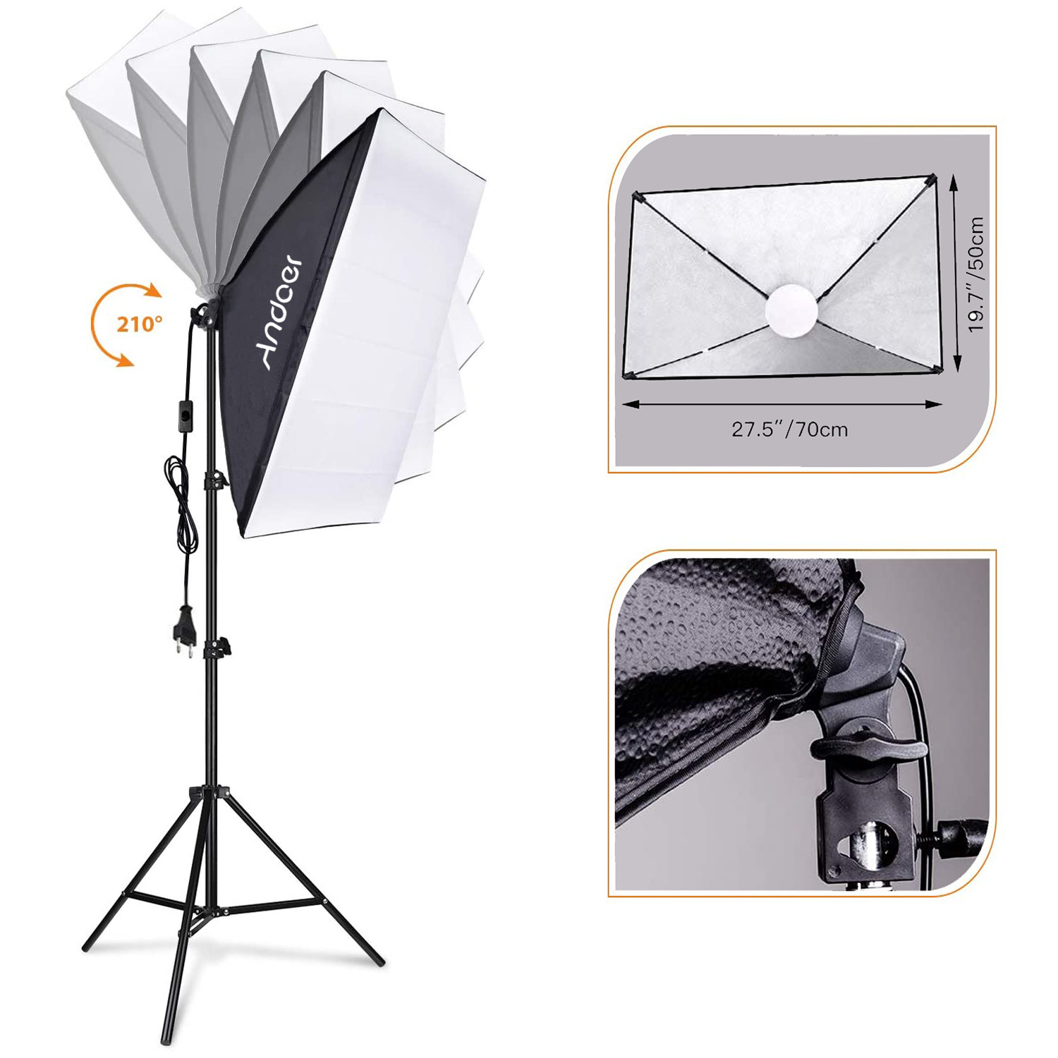 Andoer Softbox Aydınlatma Seti - Photography Lighting Set Up incelemesi ve fiyatı