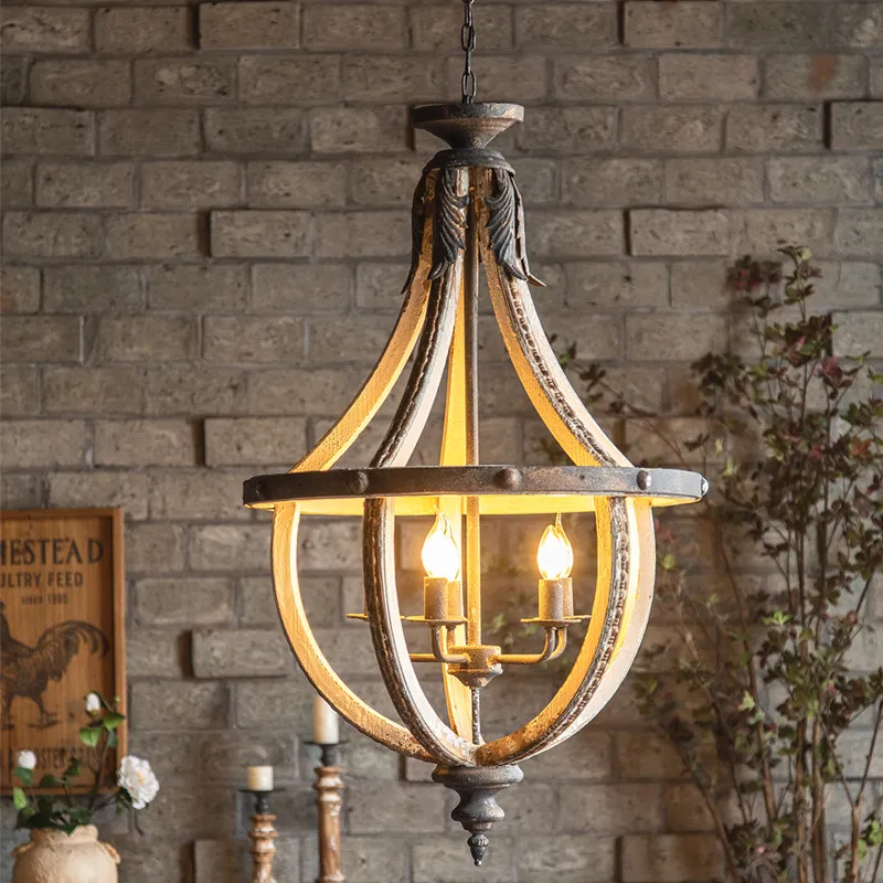 Masif Ahşap Detaylı Vintage Fe - Vintage Photography Lighting incelemesi ve fiyatı